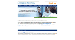 Desktop Screenshot of findlaw.legalconnection.com